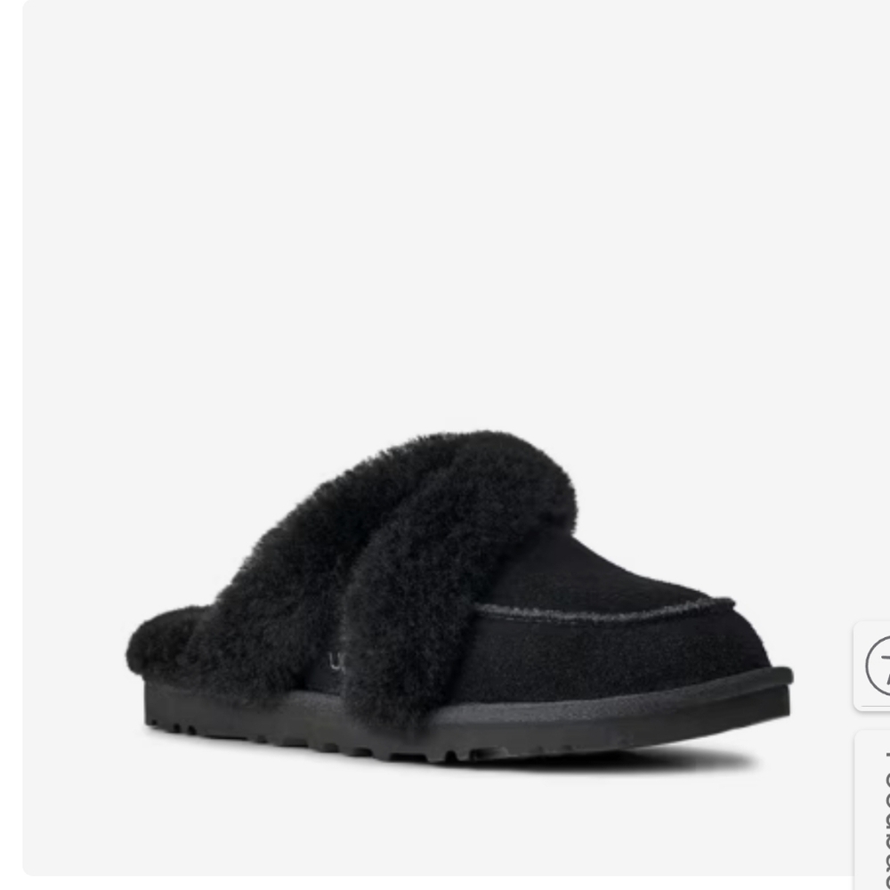 Ugg Loria Women’s Suede Shearling Lined Indoor/ Outdoor Mules Slippers Sz 7